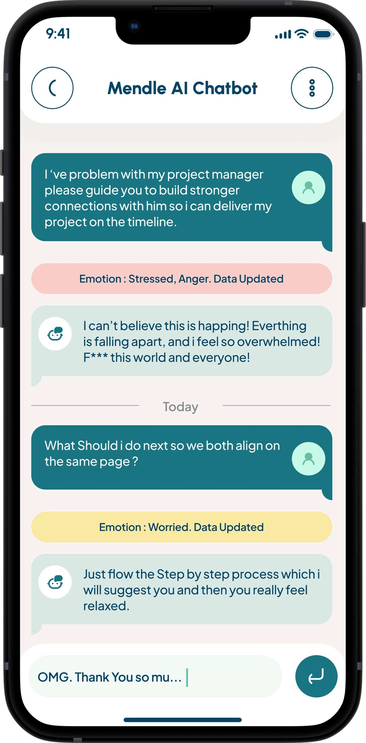Emotion-Aware AI Conversations screen
