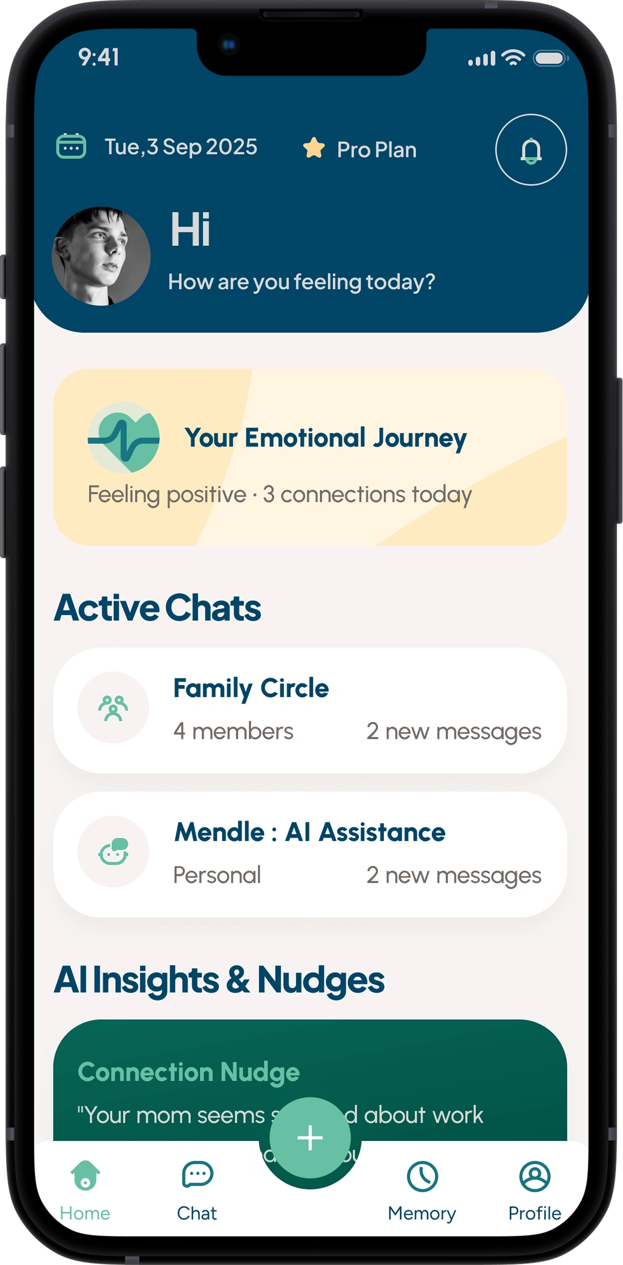 Personalized Wellness Journey screen