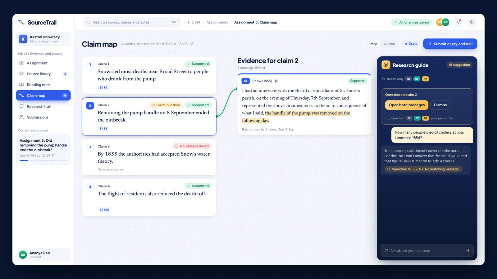 SourceTrail Research Guide · Stays Inside the Source Pack