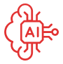 Artificial Intelligence (AI) Icon
