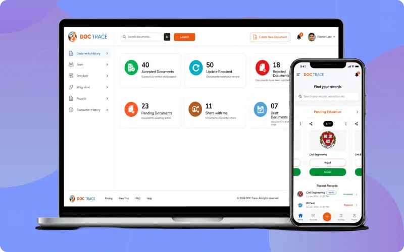 DocTrace Platform UI