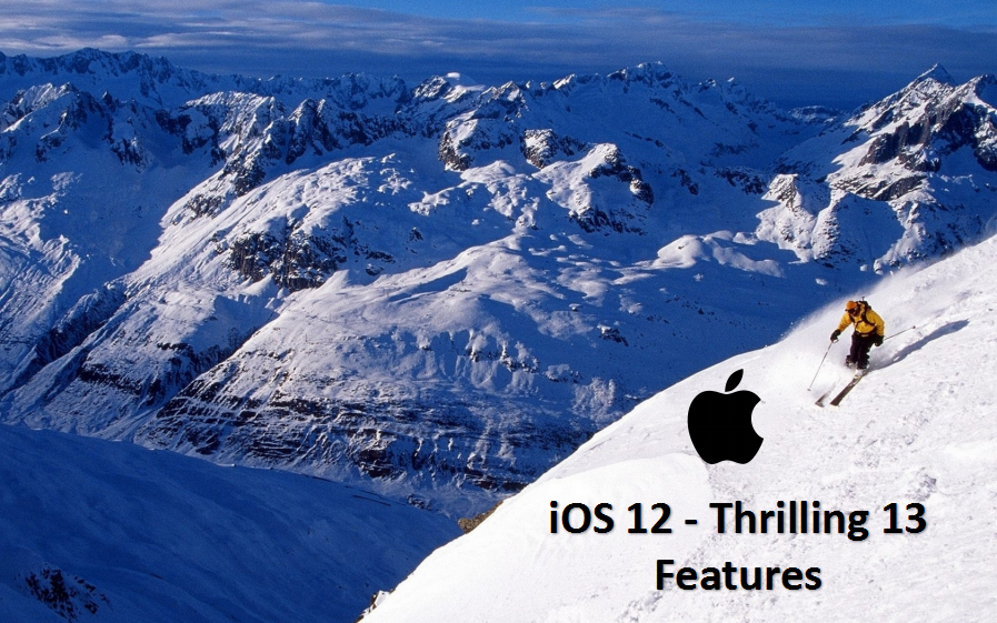 iOS 12 thrilling 13 features