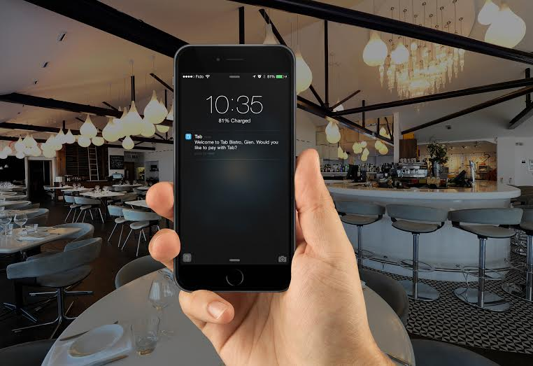 Beacons in restaurants