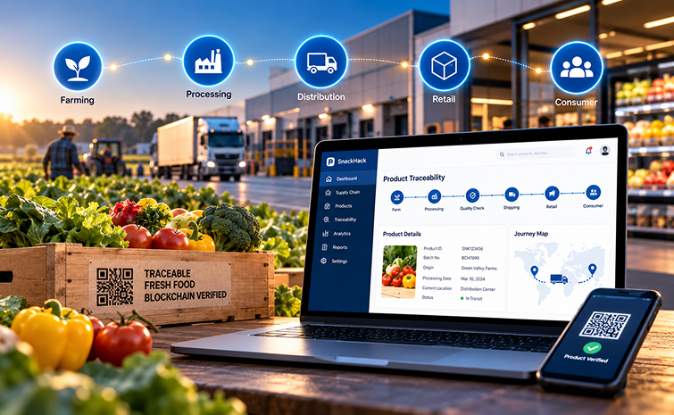 SnackHack: Blockchain for Food Supply Chain Industry Success Story