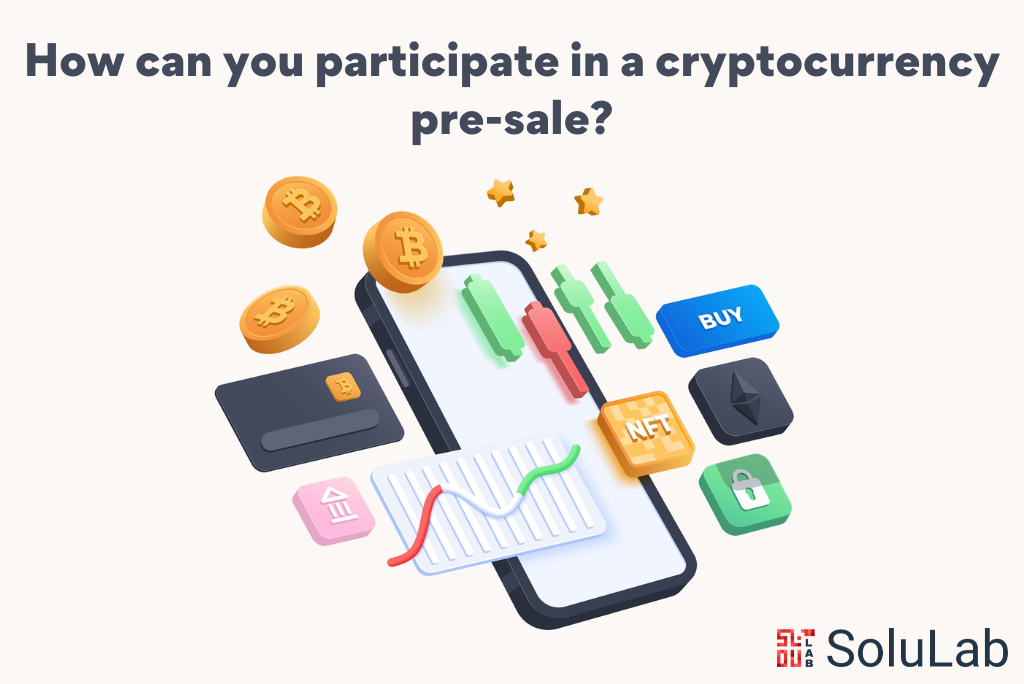 How can you participate in a cryptocurrency pre-sale