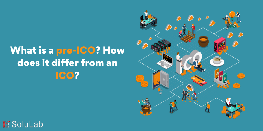 What is a pre-ICO How does it differ from an ICO