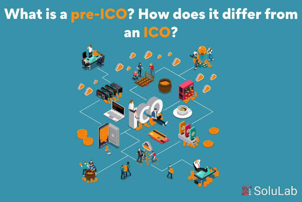 What is a pre-ICO How does it differ from an ICO