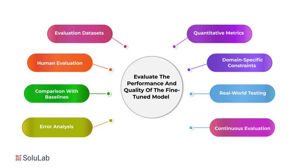 How to Evaluate the Performance and Quality of the Fine-tuned Model?