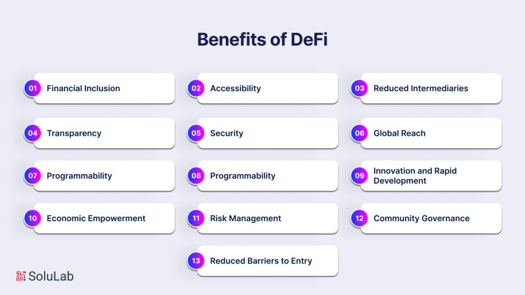 Benefits of DeFi