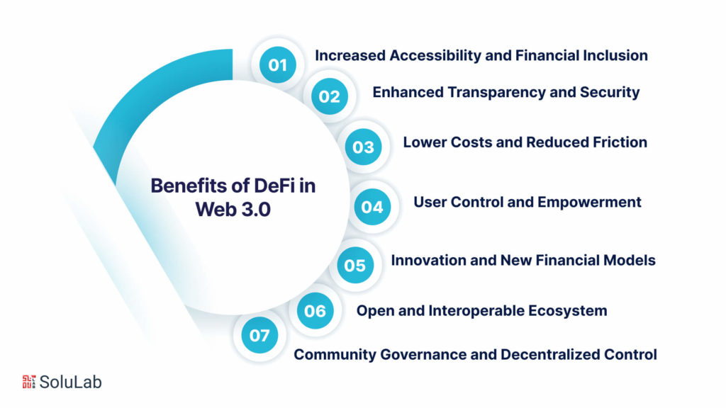 Benefits of DeFi in Web 3.0