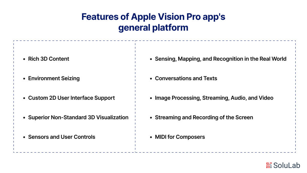 Features of the General Platform