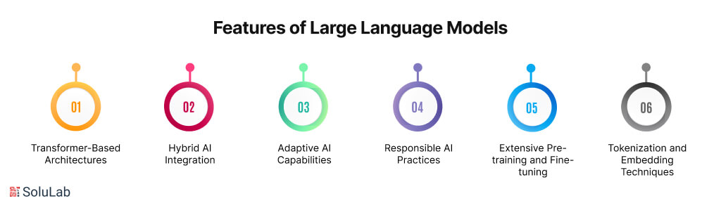 Features of Large Language Models