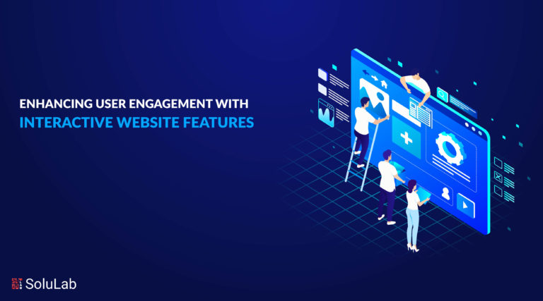 user engagement with interactive website features