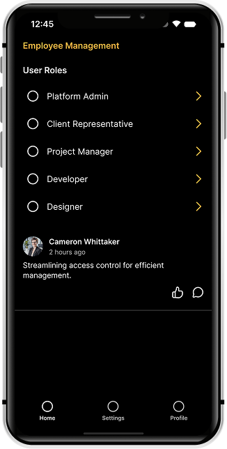 Role-Based Management