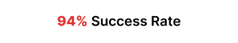 90% success