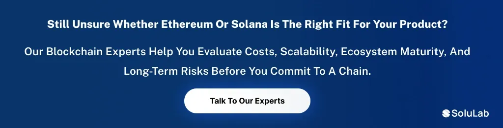 CTA1 Ethereum vs Solana