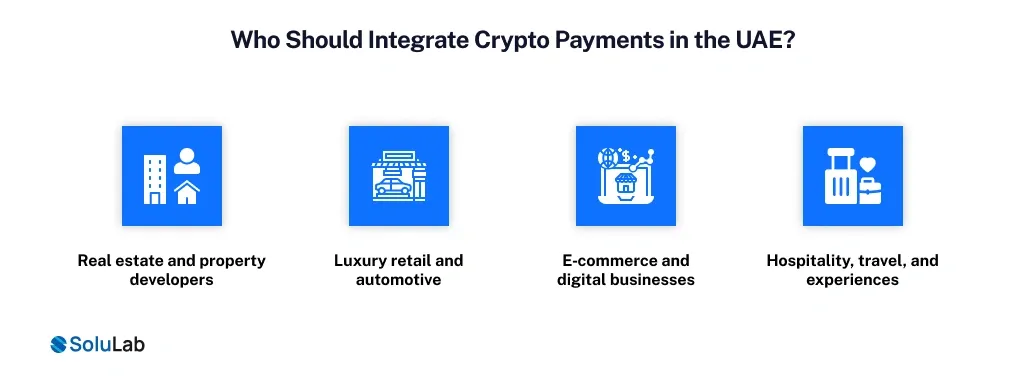 Who Should Integrate Crypto Payments in the UAE