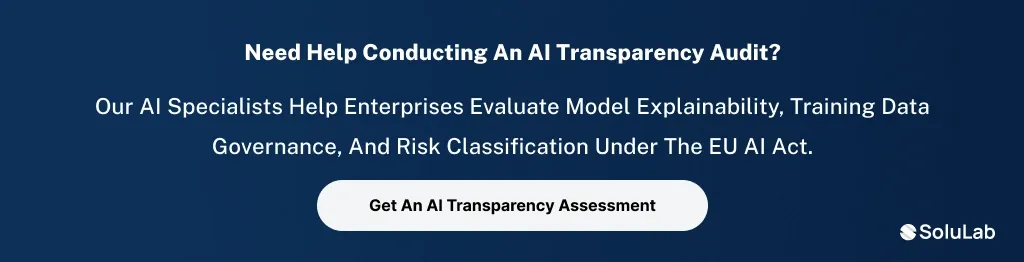 Get an AI Transparency Assessment - CTA