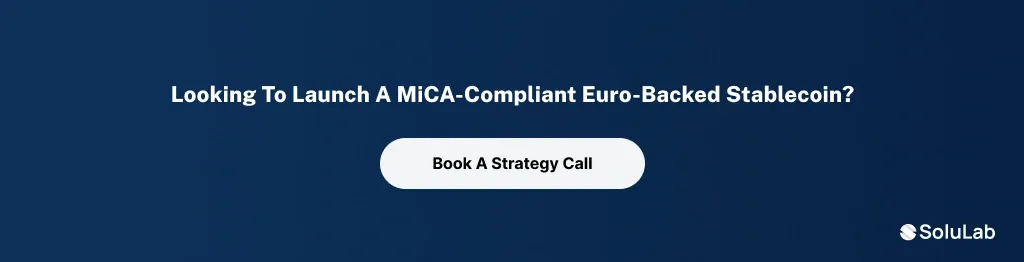 MiCA-compliant euro-backed stablecoin