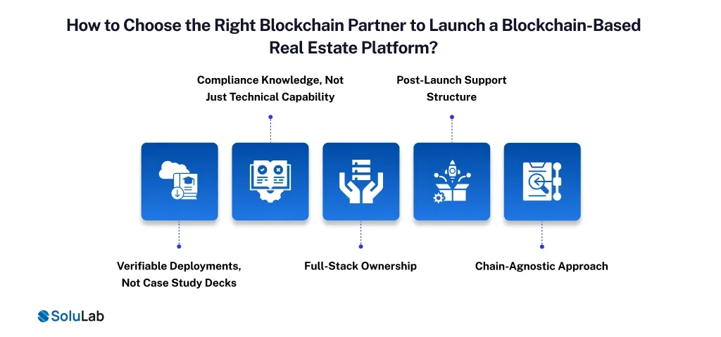 Choose the Right Blockchain Partner to Launch a Blockchain-Based Real Estate Platform