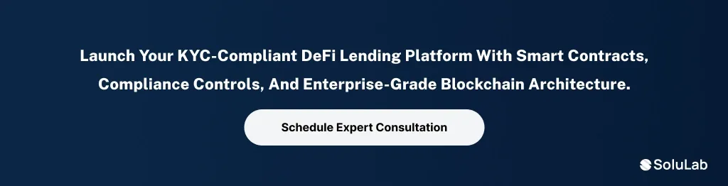 KYC-compliant DeFi lending