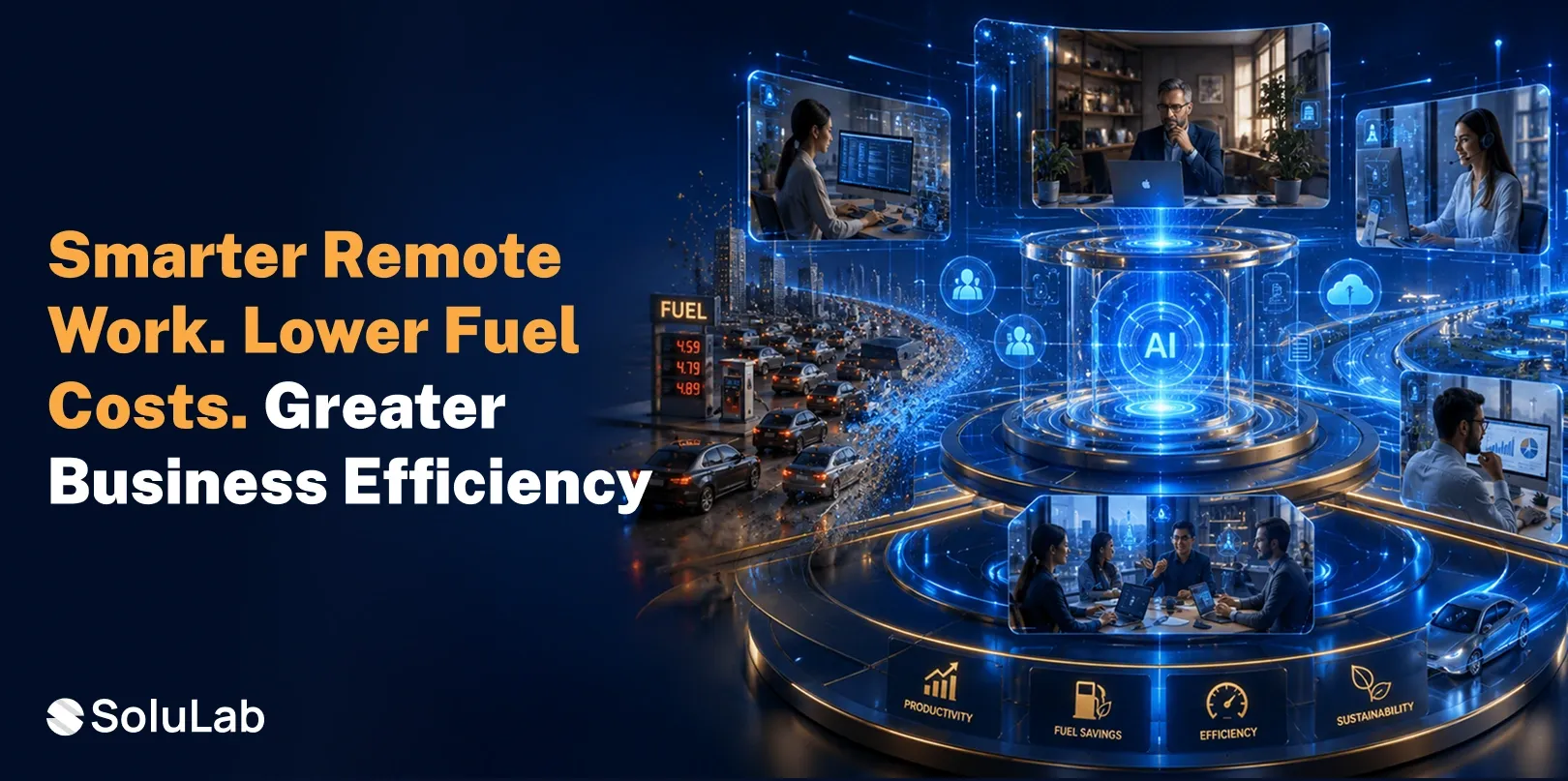 How AI-Powered Remote Work Solutions Can Reduce Fuel Costs for Enterprises?