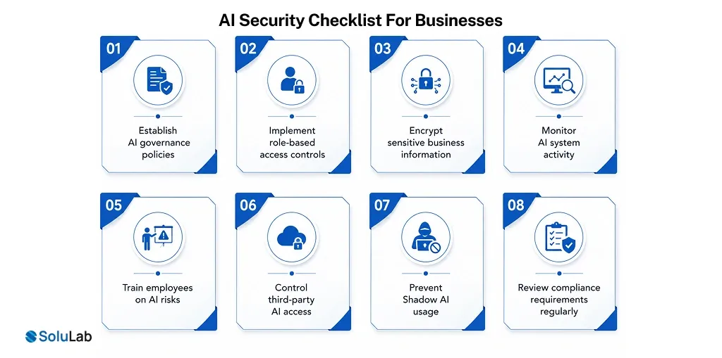 AI Security Checklist For Businesses