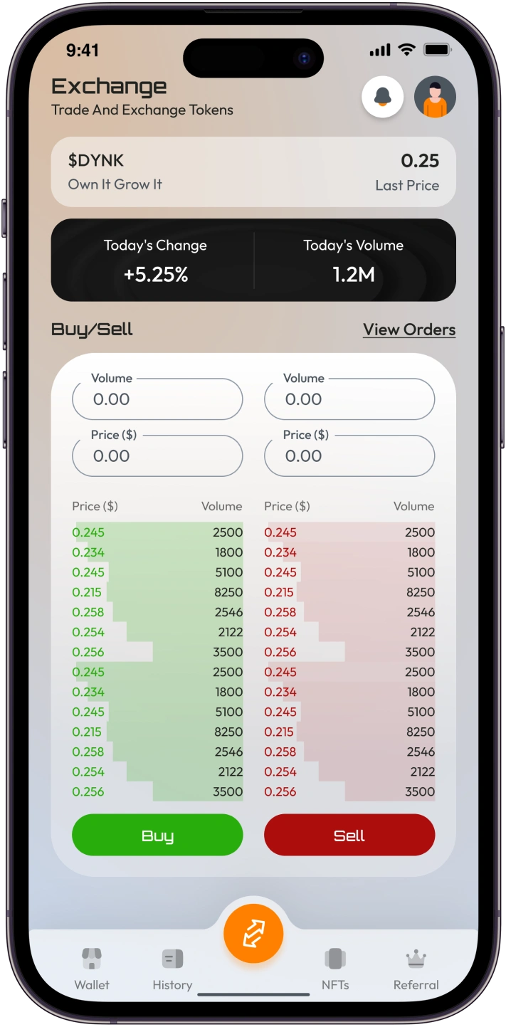 Private Exchange Infrastructure
 screen