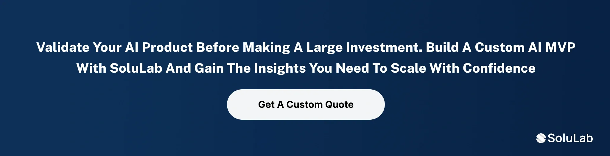 Build a Custom AI MVP