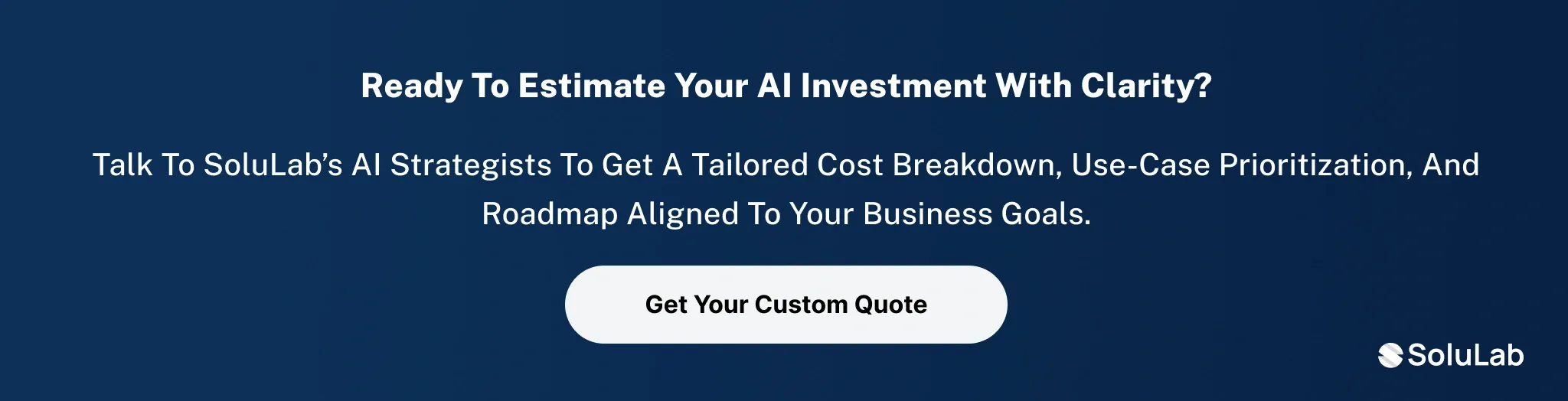 Talk to SoluLab’s AI strategists