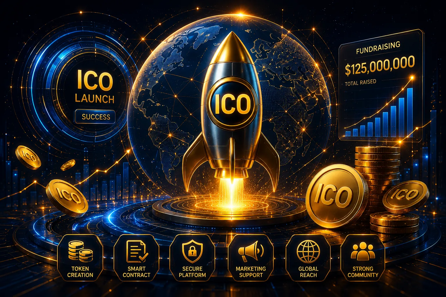 Top-Rated ICO Development for a Better Raise Process!