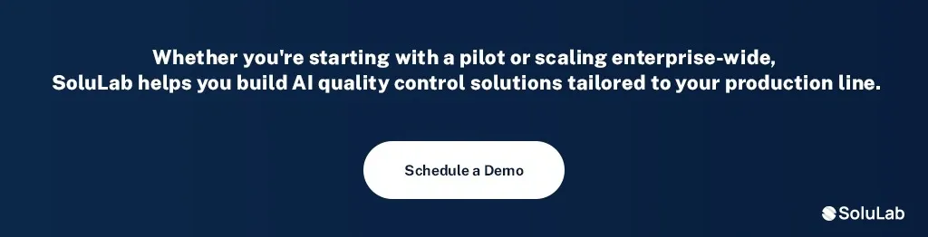 build AI quality control solutions