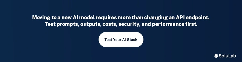 Moving to a new AI model