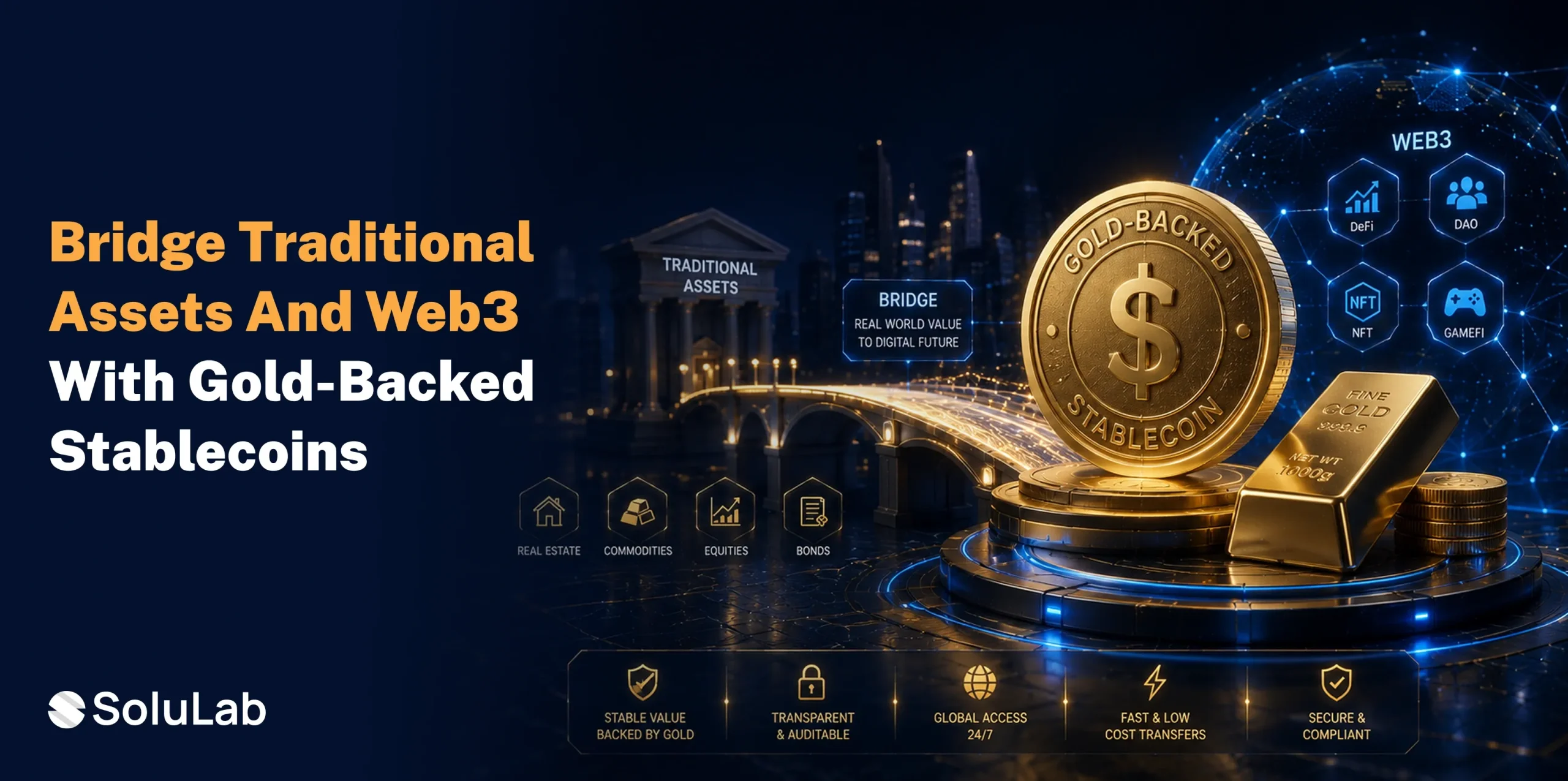Top 10 Use Cases of Gold-Backed Stablecoins in DeFi and Web3