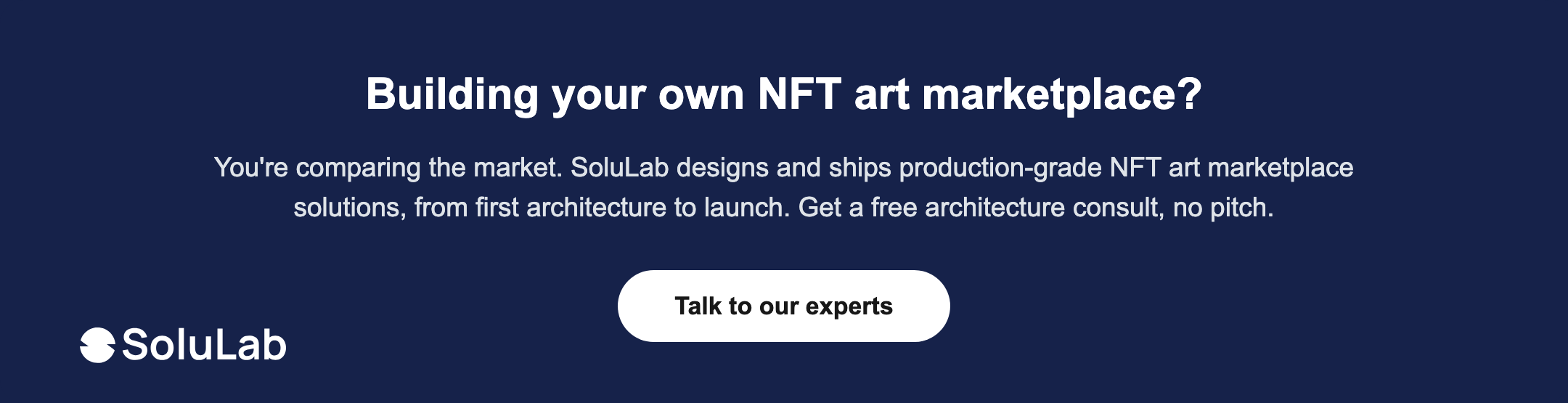 Building your own NFT art marketplace?