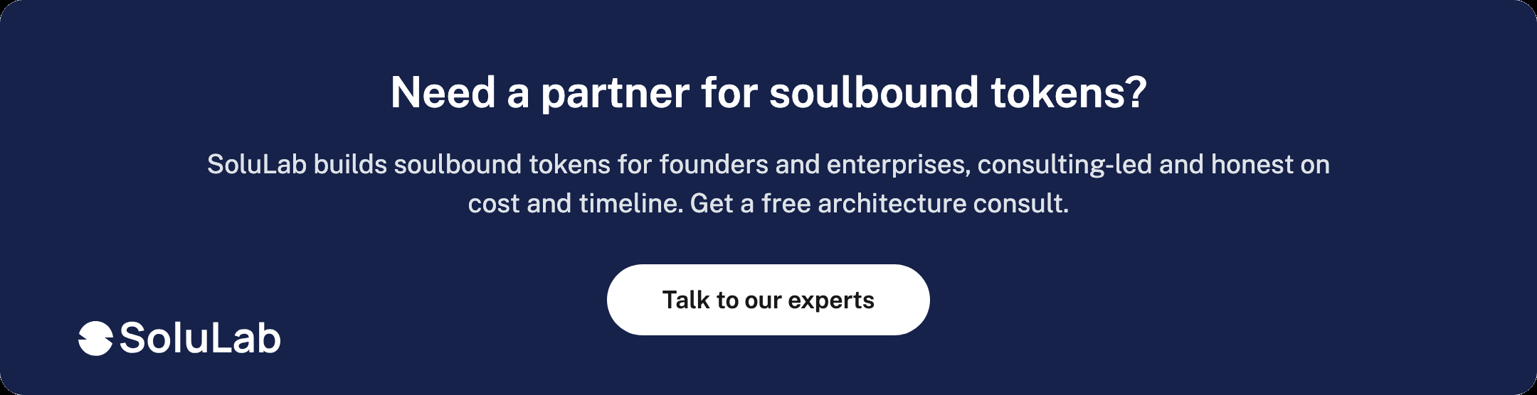 Need a partner for soulbound tokens?