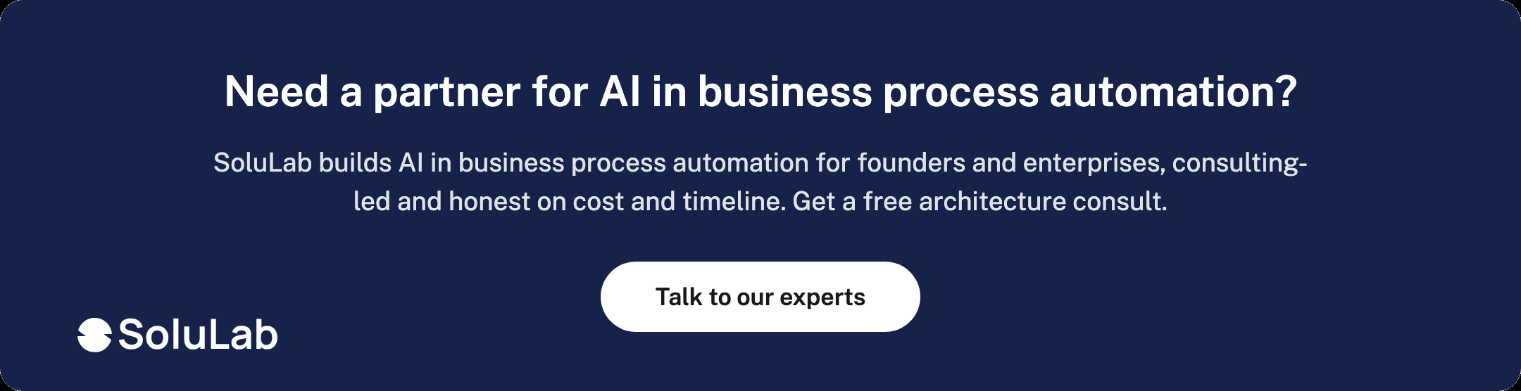 Need a partner for AI in business process automation?