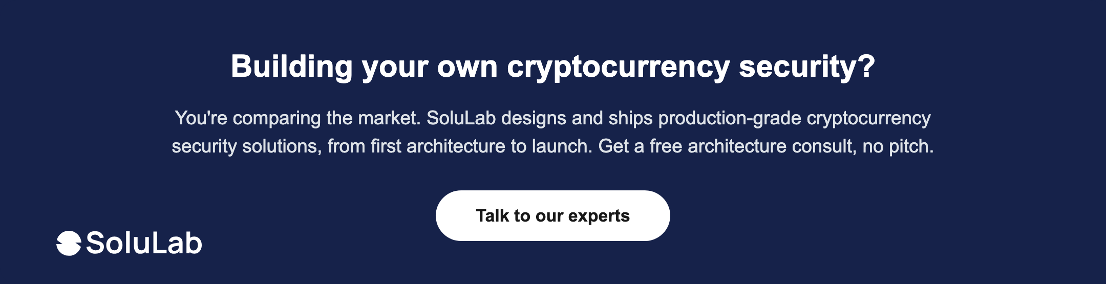 Building your own cryptocurrency security?