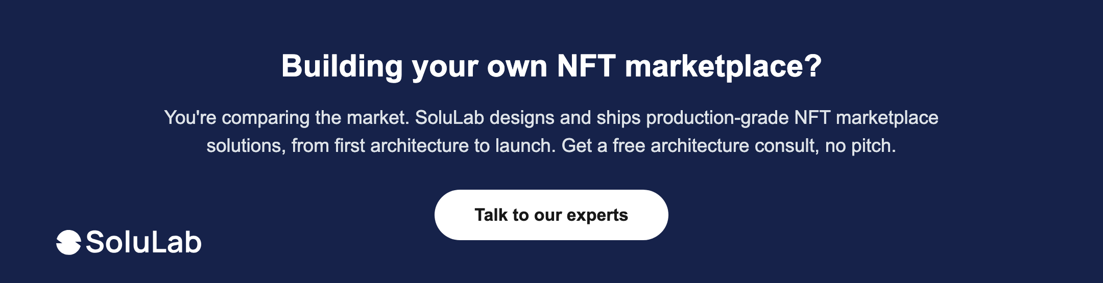 Need a partner for build white label NFT marketplace?