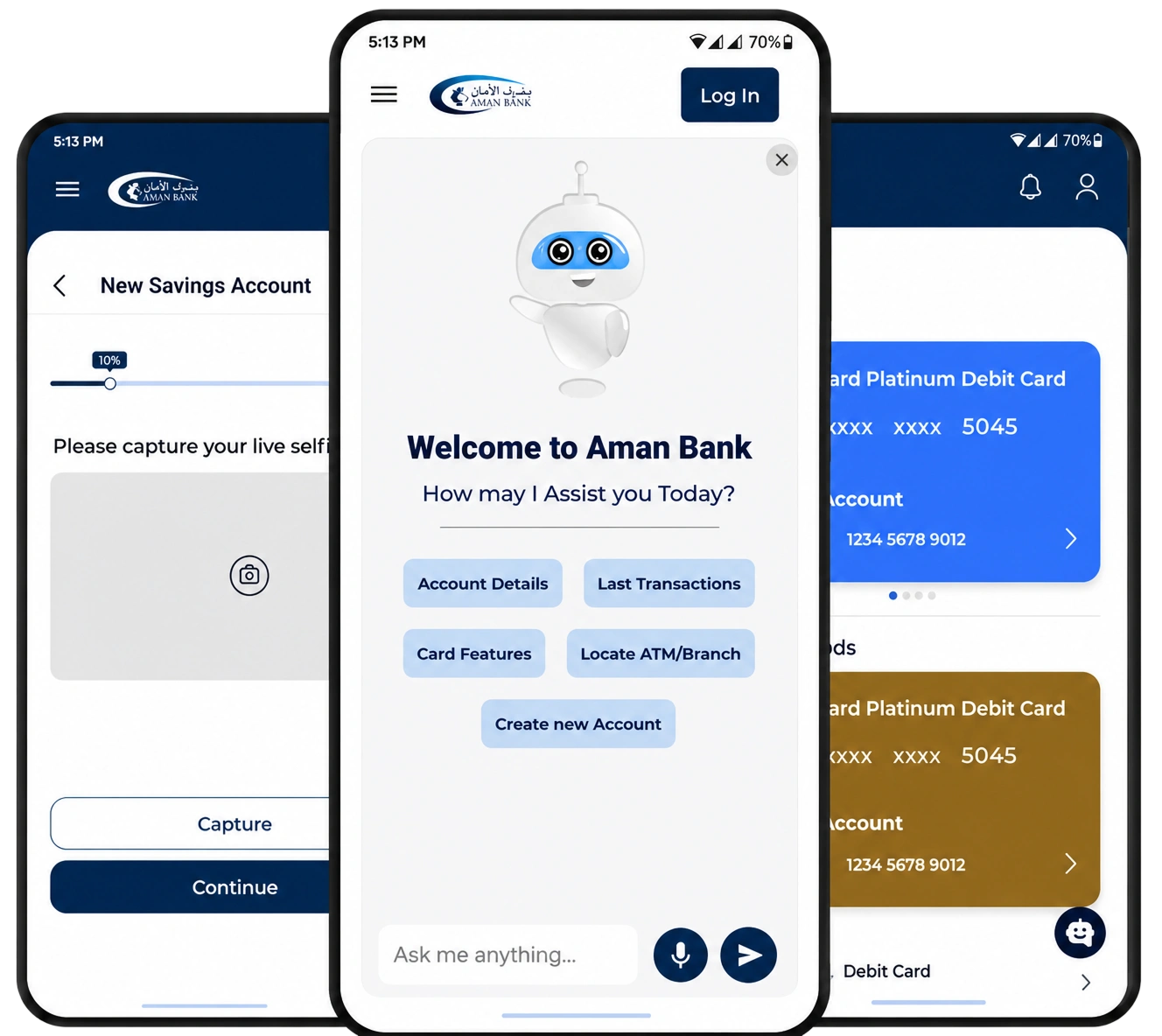 Aman Bank Chatbot Solution