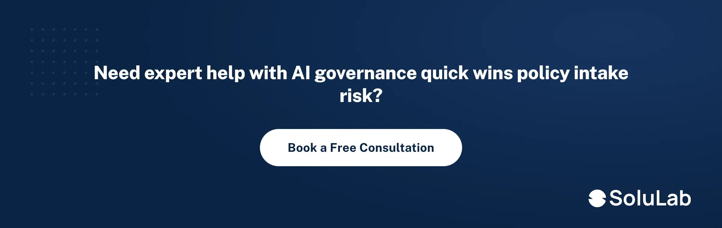 AI governance quick wins