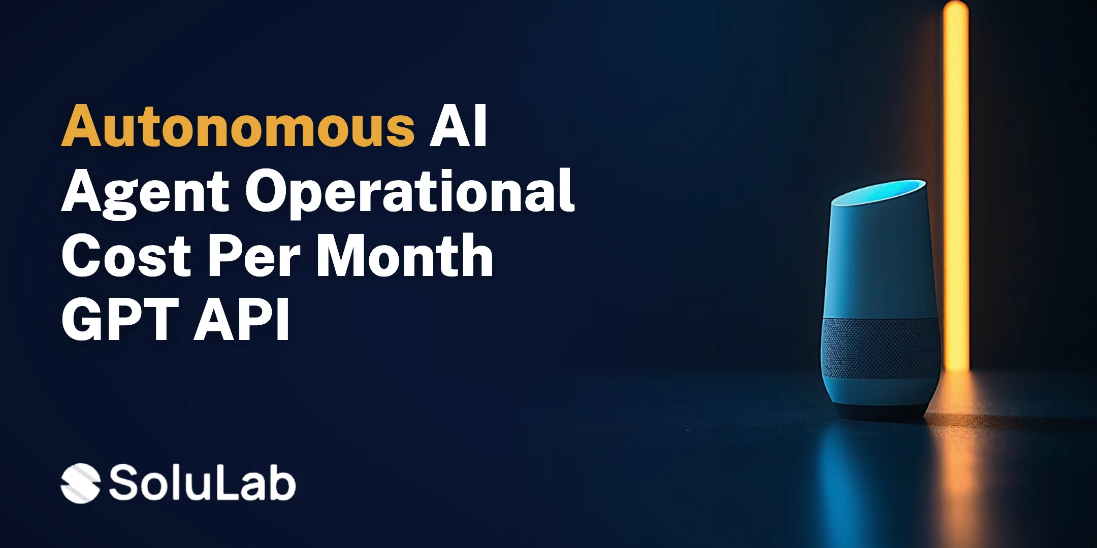 Autonomous AI agent cost per month calculated from GPT-4 API token spend