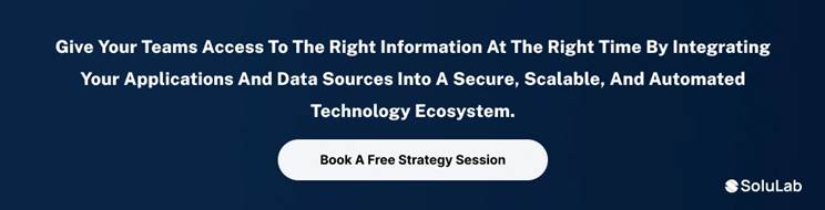 Book a free software integration strategy session with SoluLab