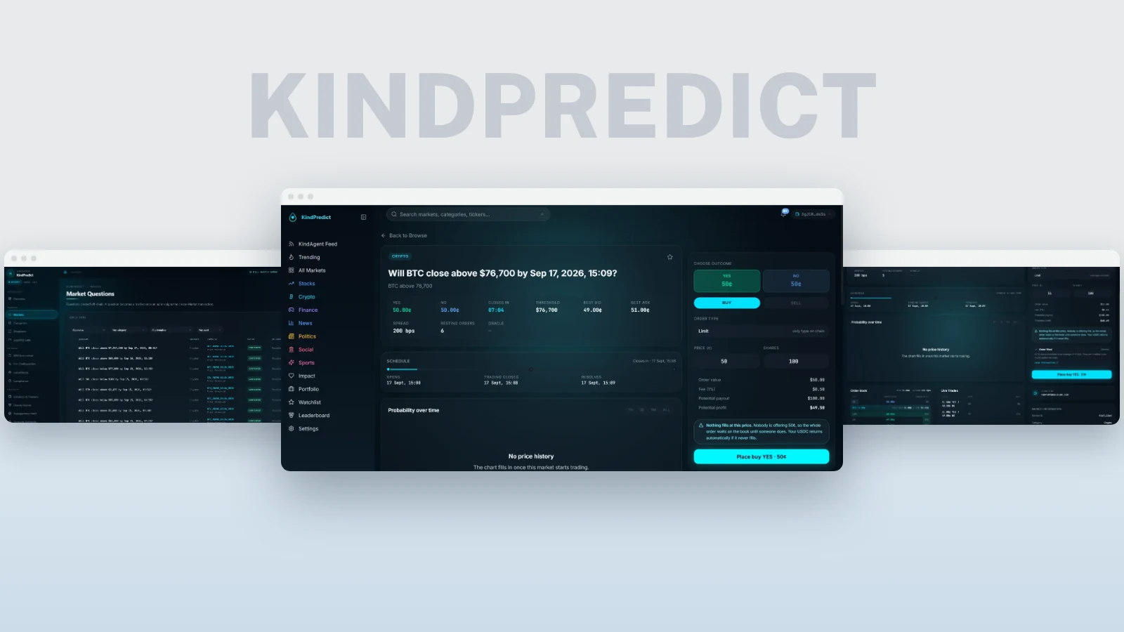 KindPredict: Solana Prediction Market Platform