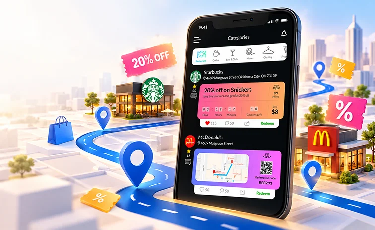 Discount/Coupon App Success Story of Deals en Route