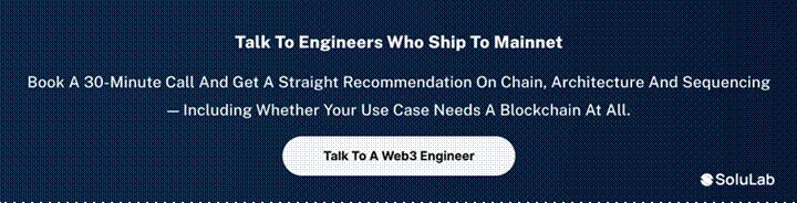 Talk to SoluLab Web3 engineers who ship dApps to mainnet